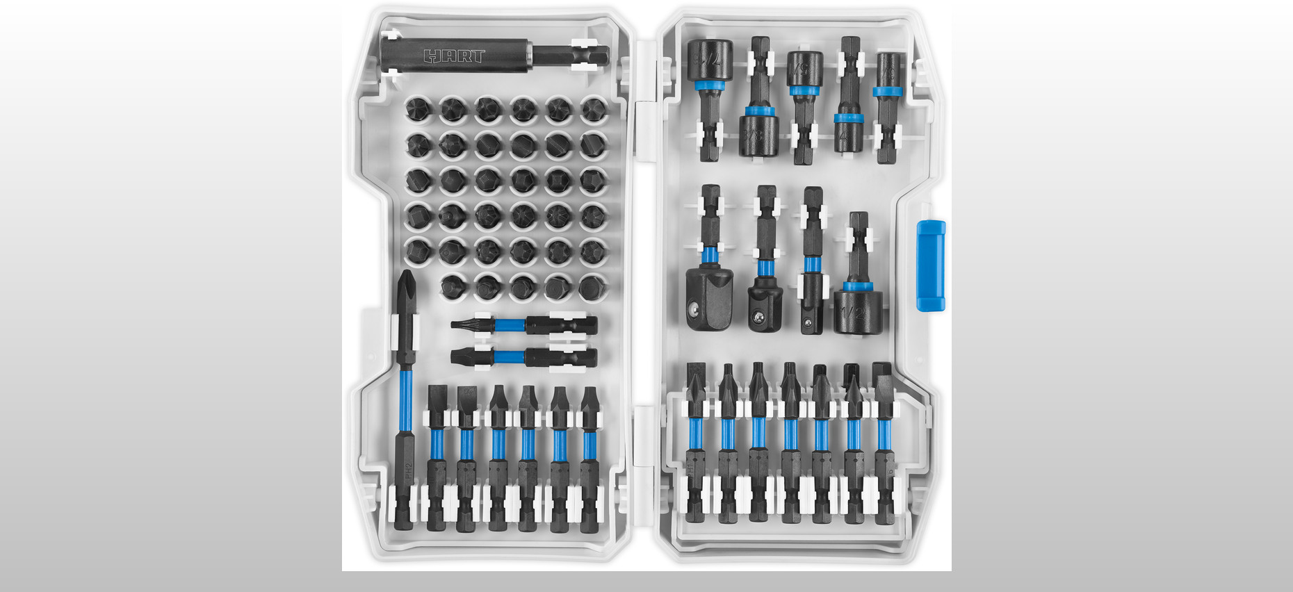 68 PC. Impact Driver Bit Set HART Tools