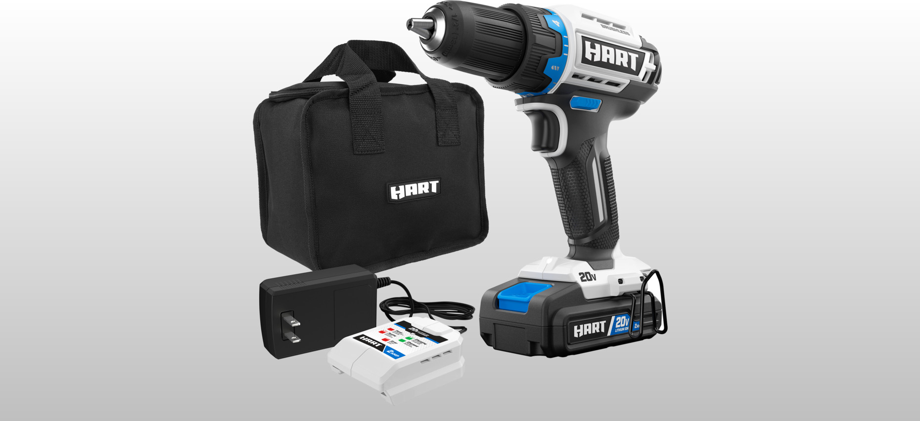 Brushless 1/2" Drill/Driver Kit with 10" Storage Bagbanner image